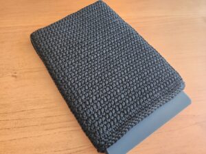 Capa em crochê para notenooks e tablets